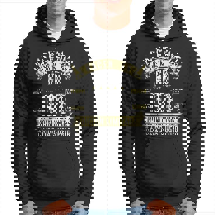 47 Años Cumpleaños Las Leyendas Nacen En Enero De 1978 Sudadera