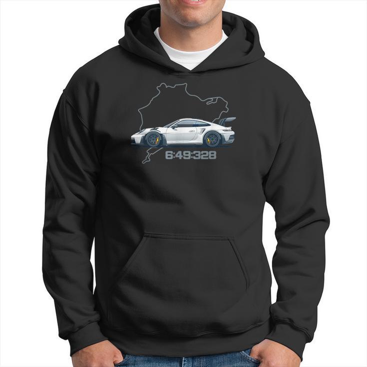 992 Gt3 Rs Silhouette Oldtimer 911 Gt3 Rs Retro Look Kapuzenpullover