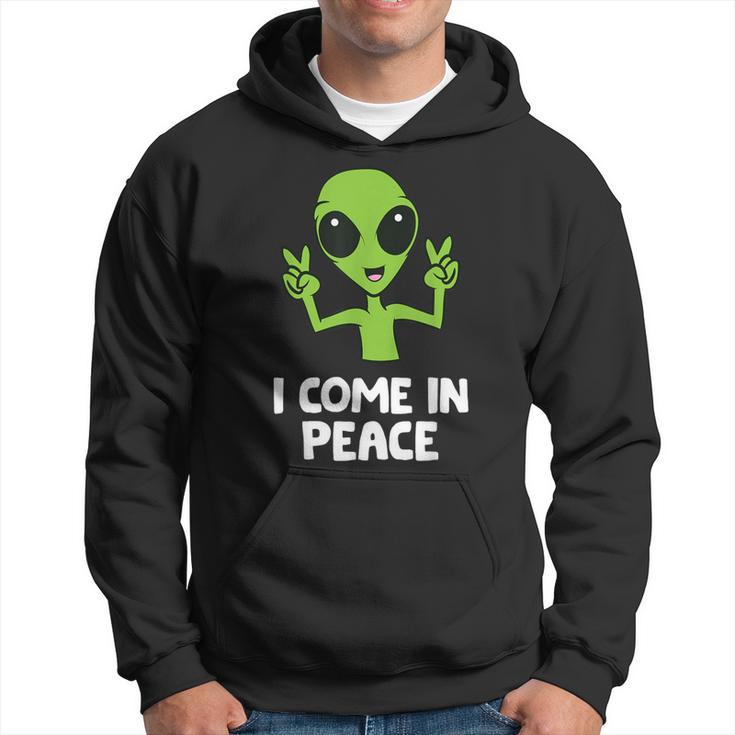 Alien I Come In Peace Space Rave Edm Music Alien Kapuzenpullover