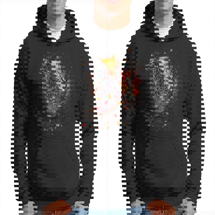 Lobo Colorido Arte Lobo Amante De Los Animales Sudadera Regaloses