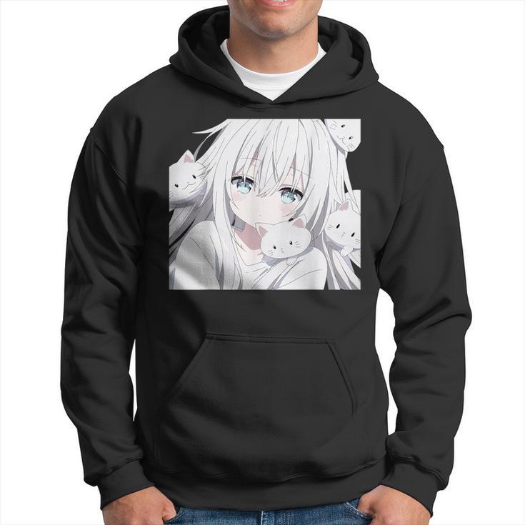 Anime And Cat Lovers For N Manga Kawaii Otaku Geek Kapuzenpullover