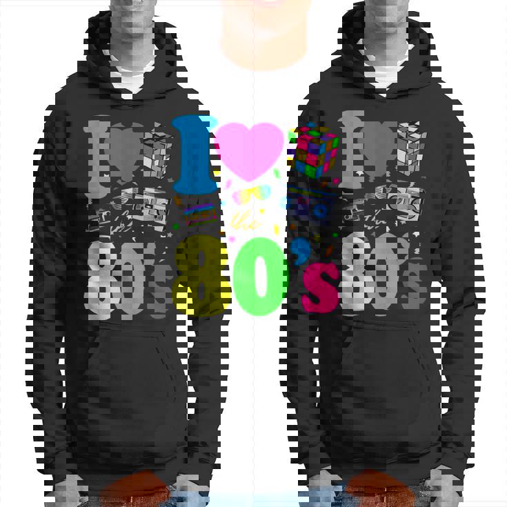 Años 80 I Love The 80S Intage Retro Sin Mangas Sudadera