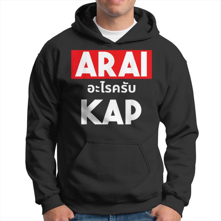 Arai Cape Thai Script Saying Thailand Kapuzenpullover