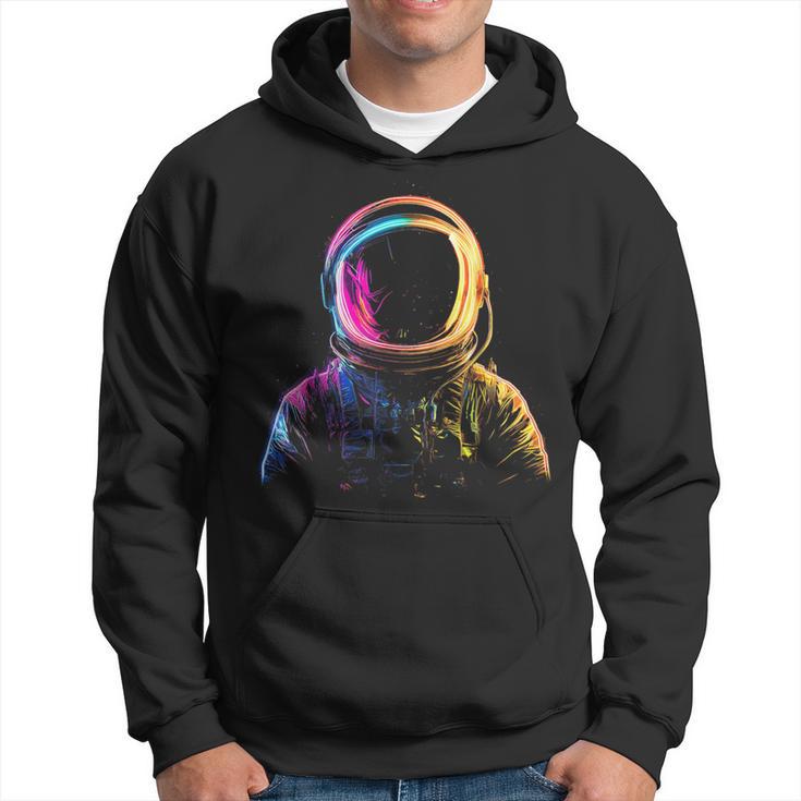 Astronaut Motif Illustration Astronaut Kapuzenpullover