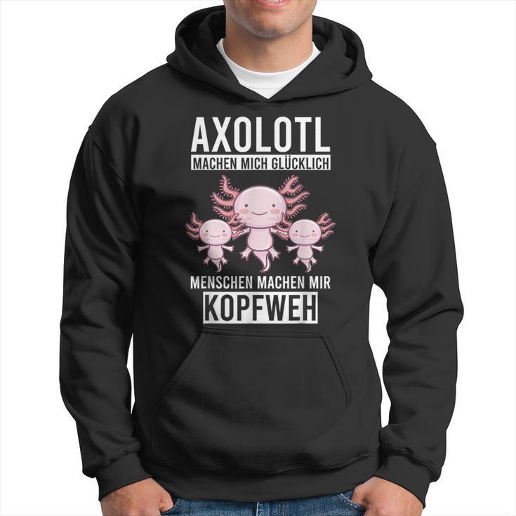 Axolotl Aquaristik Axolotlbreeder Kapuzenpullover