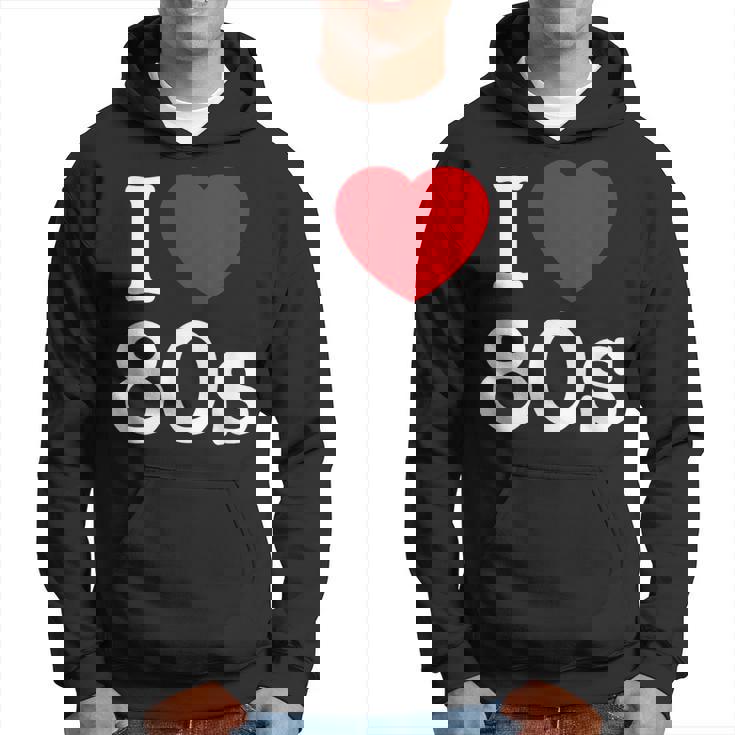 Back To 80'S Intage Retro I Love 80'S Graphic Sudadera