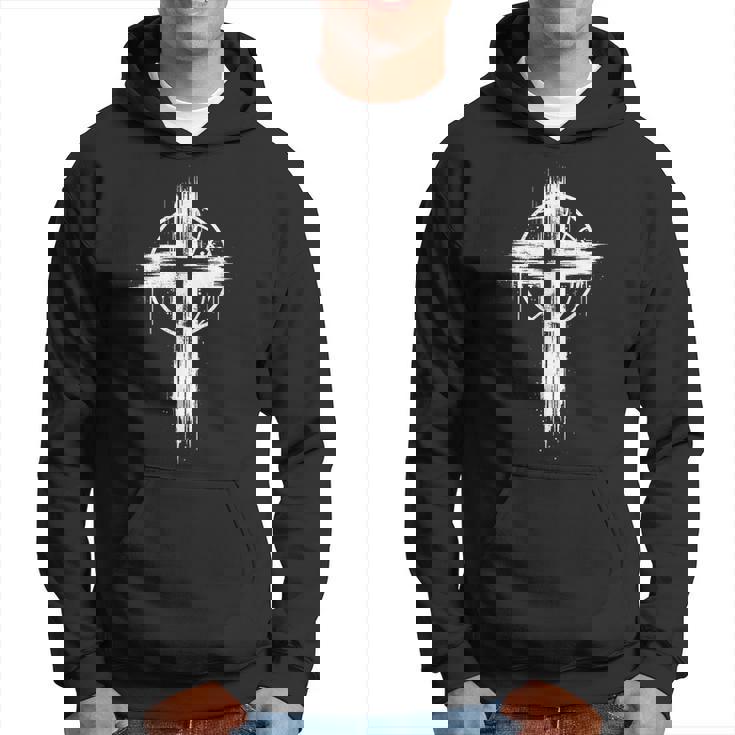 Basket-Ball Chrétien Croix Sweat à capuche
