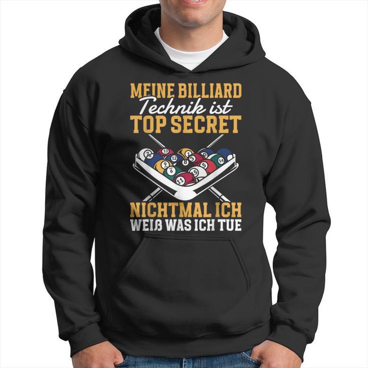 Billiard Technique Is Top Secret Kapuzenpullover