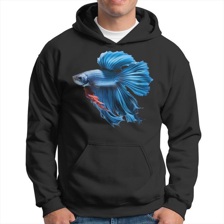 Blue Betta Fish And Siamese Betta Fish Tank Owner Kapuzenpullover