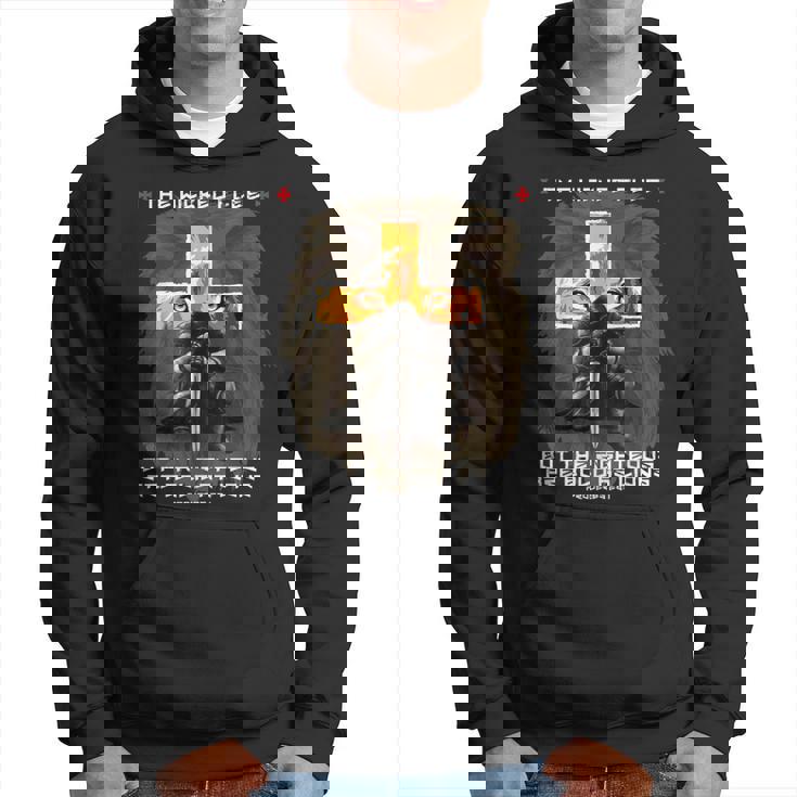 Bold As Lions Prayer Warrior Croix Graphique Sweat à capuche