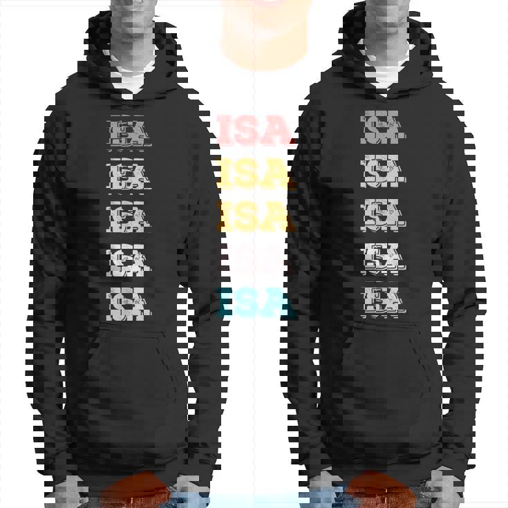 Bonito Regalo Personalizado Con Nombre Isa Sudadera