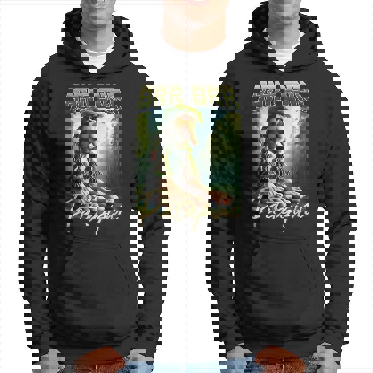 Brr Brr Patapim Italiano Brainrot Meme Foresta Scimmia Bootleg Felpa con cappuccio