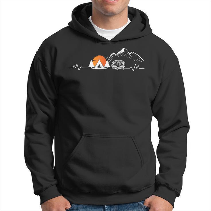 Camping Heartbeat Motorhome Accessories Sayings Kapuzenpullover