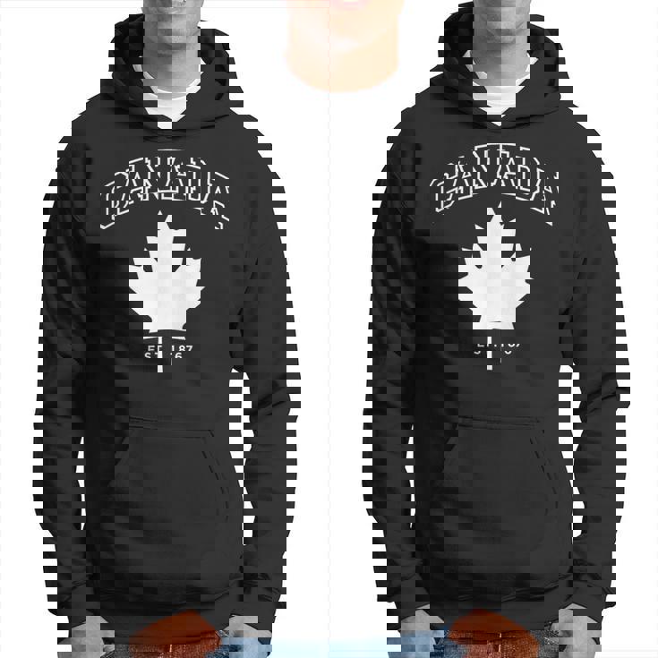 Canadá Feliz Día De Canadá Est 1867 Sudadera