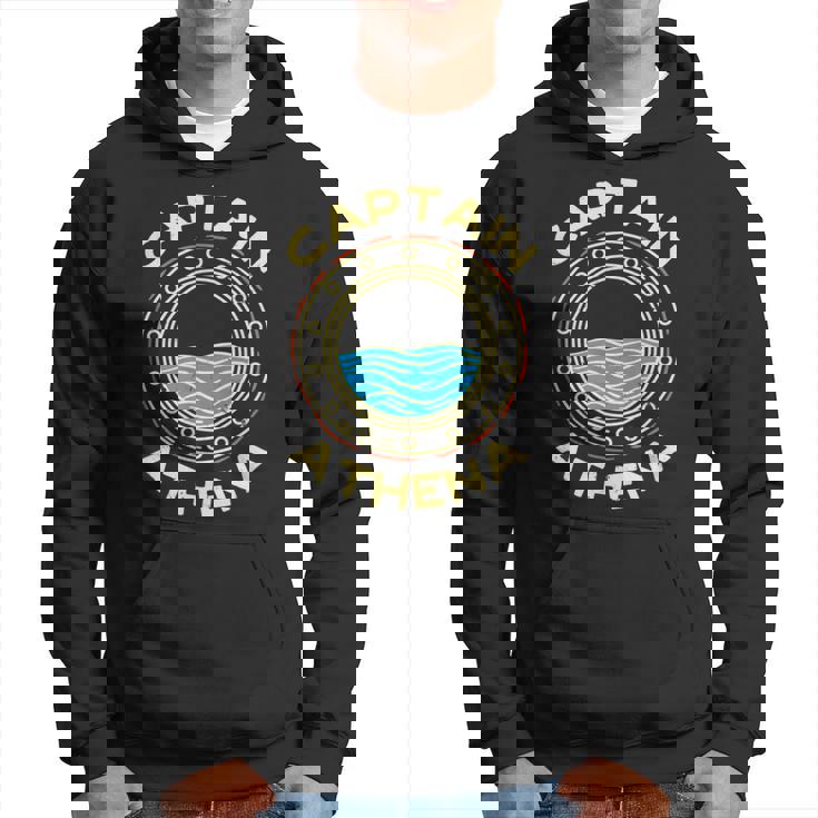 Capitaine Athena Prénom Personnalisé Surnom Personnalisé Drôle Sweat à capuche