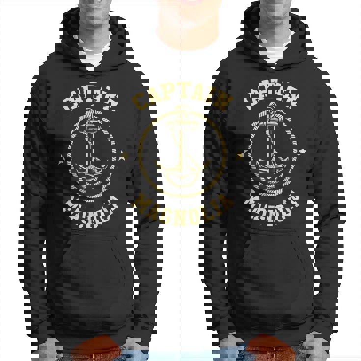 Capitaine Magnolia Bateau Àoile Avec Nom Personnalisé Sweat à capuche