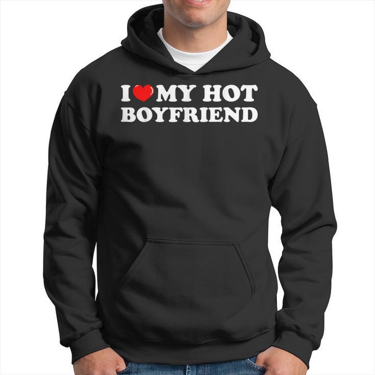 Sweat à Capuche Unisexe I Love Men/Me – Noir – Coton Doux – Taille Régulière