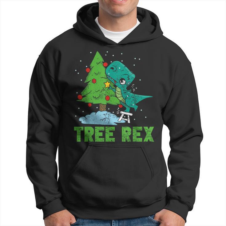 Christmas Tree Rex Dinosaur Fan Children's Christmas Tree Kapuzenpullover