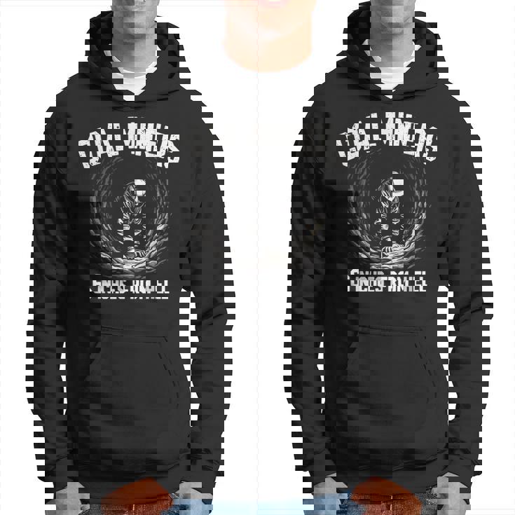 Coal Miners 6 Inches From Hell Coal Mining Coal Mine T-Shirt | Mazezy