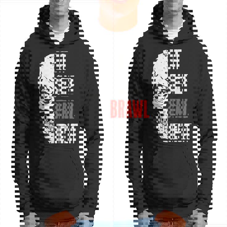 Comer Dormir Brawl Repetir Divertidoideo Gamer Gaming Sudadera
