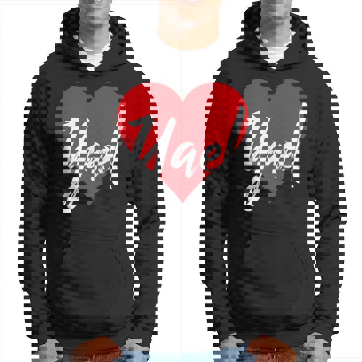 Con El Nombre I Love Yael I Heart Named Sudadera