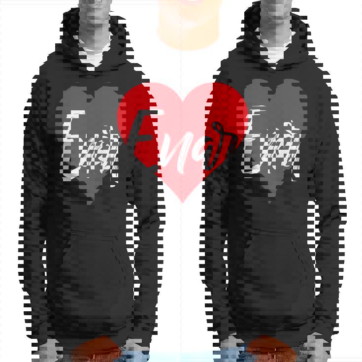 Con Nombre I Love Enar I Heart Named Sudadera