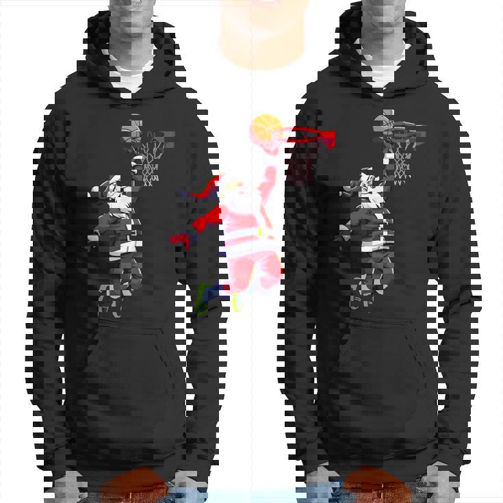 Sweat-shirt De Basket-ball Père Noël, Pull De Basket-ball De Noël, Col Rond Sur Le Thème Du Sport Amusant - France