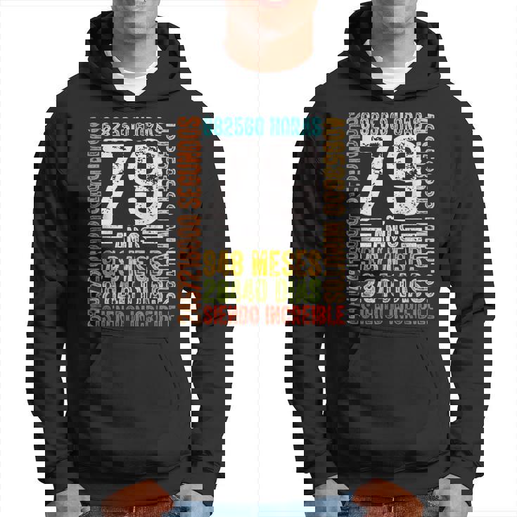 Cumpleaños Feliz 79 Años Feliz 79 Años Regalos Originales Sudadera