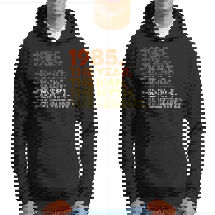 Cumpleaños Regalo Cosechaintage 1985 Year Man Myth Legend Sudadera