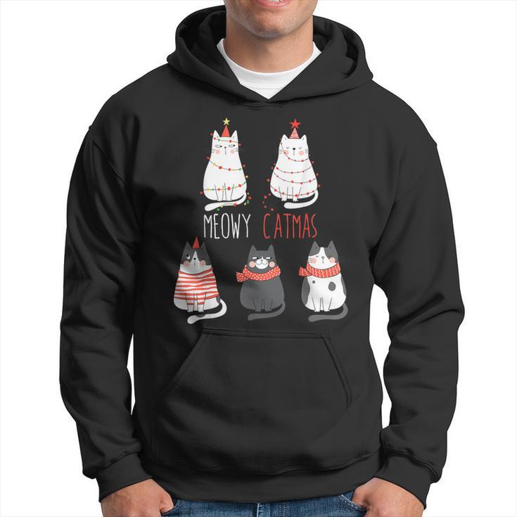 Cute Cats Xmas Kitten Christmas Outfit Christmas Kapuzenpullover