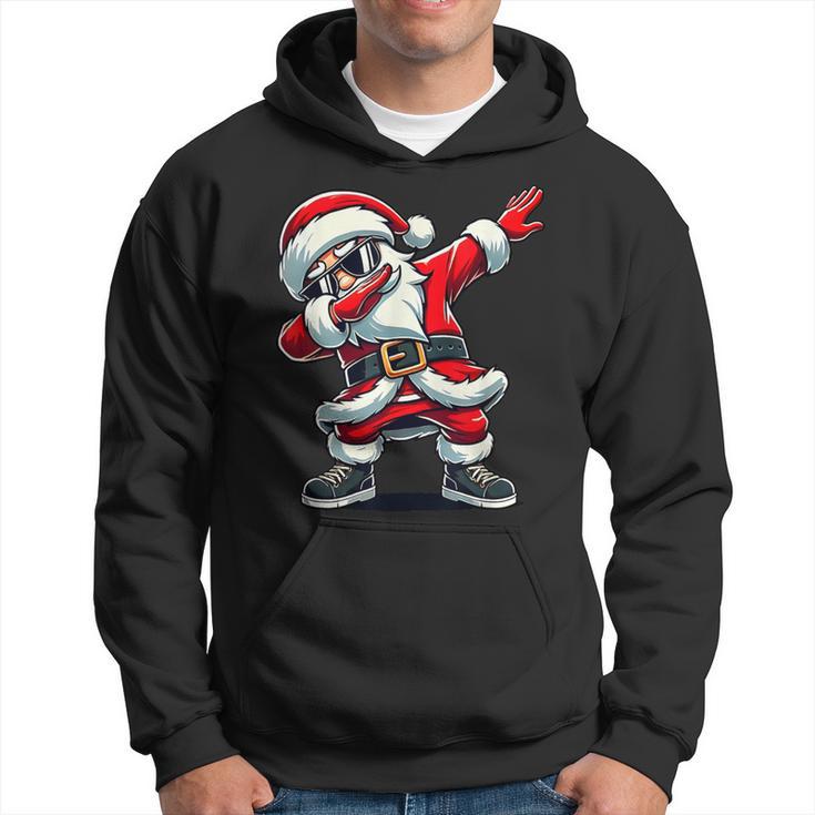 Dabbing Santa Claus Christmas Boys Kapuzenpullover