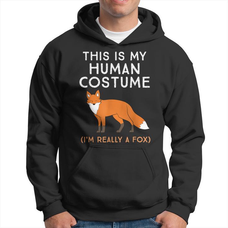 Das Ist Mein Menschen I'm Really A Fox Kapuzenpullover