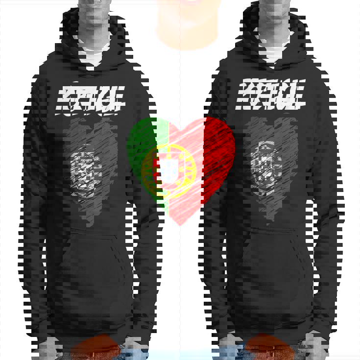 De La Bandera Del Corazón De Portugal I Love Portugal Sudadera