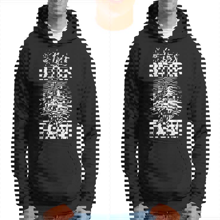 De Regalo Life Is Better On The Farm Farmer Sudadera
