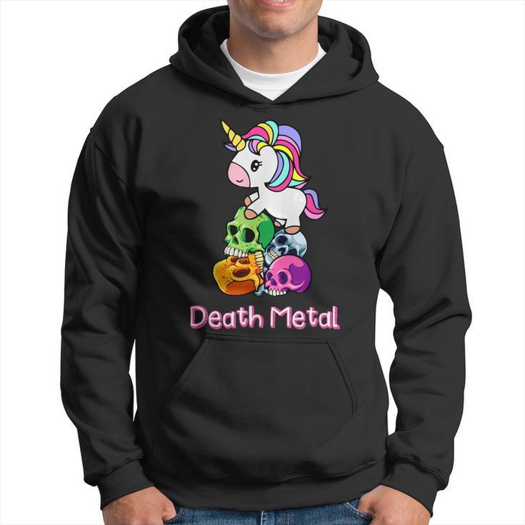 Death Metal Unicorn Cute Rock Metal Emo Alternative Kapuzenpullover