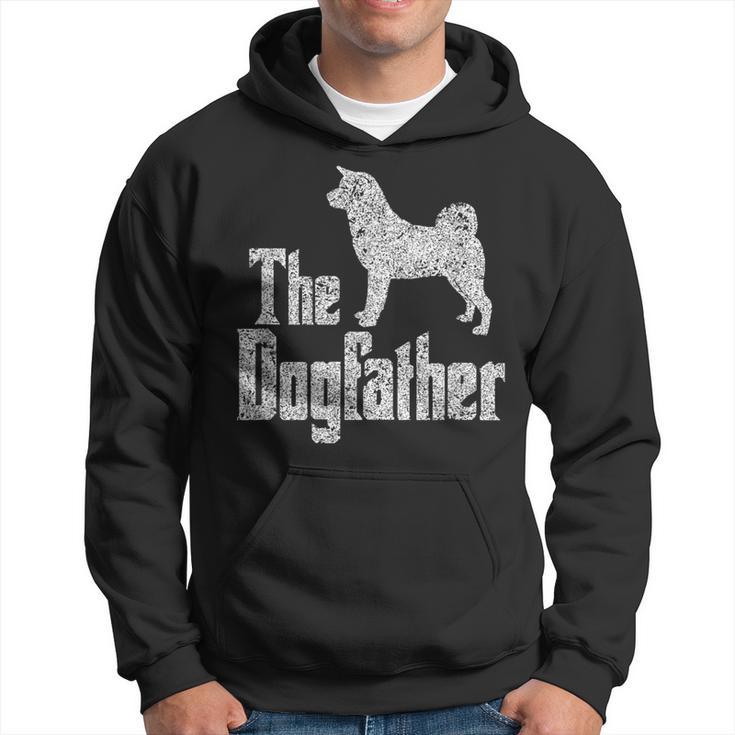 The Dogfather Akita Inu Dog Silhouette Kapuzenpullover