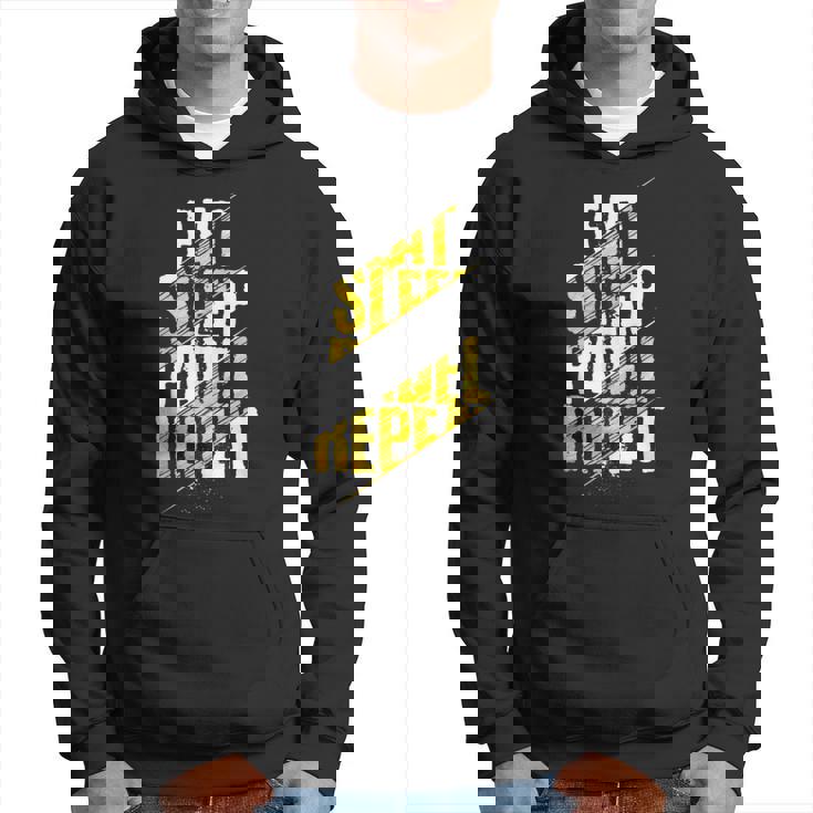 Eat Sleep Padel Repeat Padel Tennis Divertido Padelista Sin Mangas Sudadera
