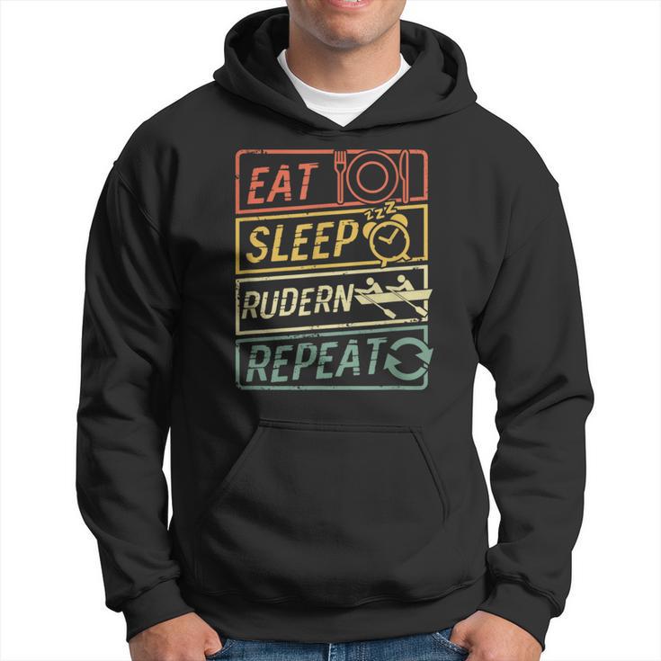 Eat Sleep Rowing Repeat Rowing Kapuzenpullover