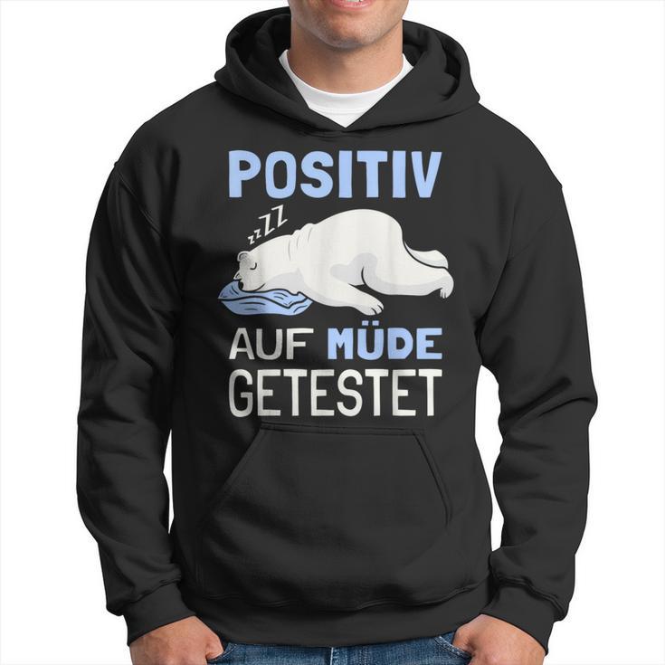 Eisbär Auf Positiv Müde Tested Sleep S Kapuzenpullover