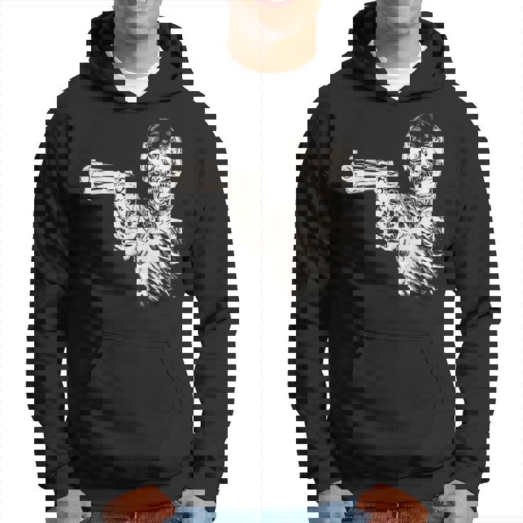 Esqueleto Fresco Con Pistola Sudadera