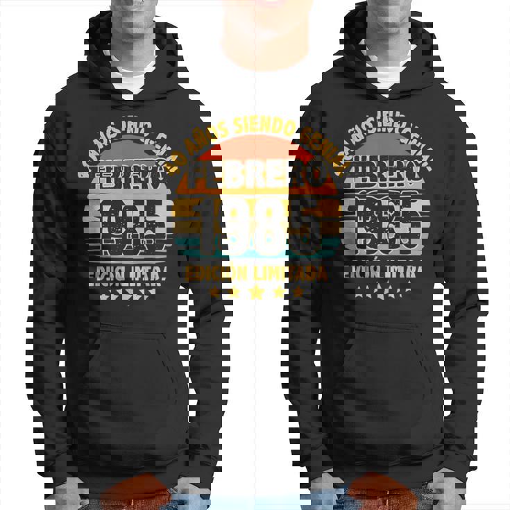 Febrero 1985 40 Años Hombre Cumpleaños Regalo Febrero 1985 Sudadera