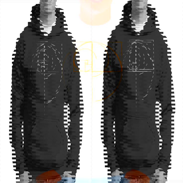 Fibonacci Círculo Dorado Ratio Sudadera