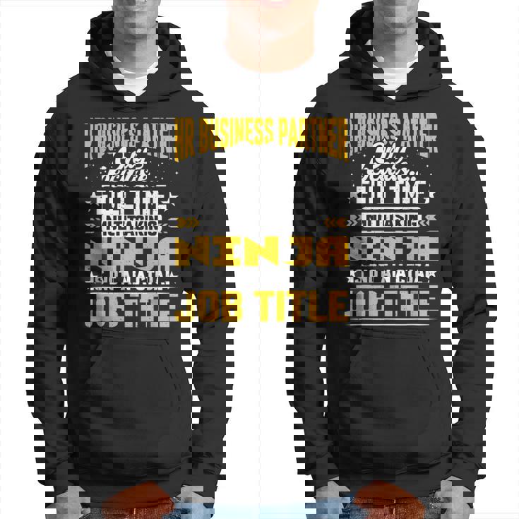Hr Business Partner Job Title Sudadera