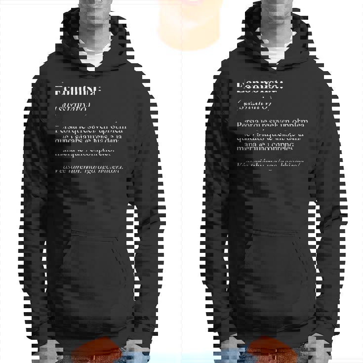Job Definition Spanish Economista Sudadera