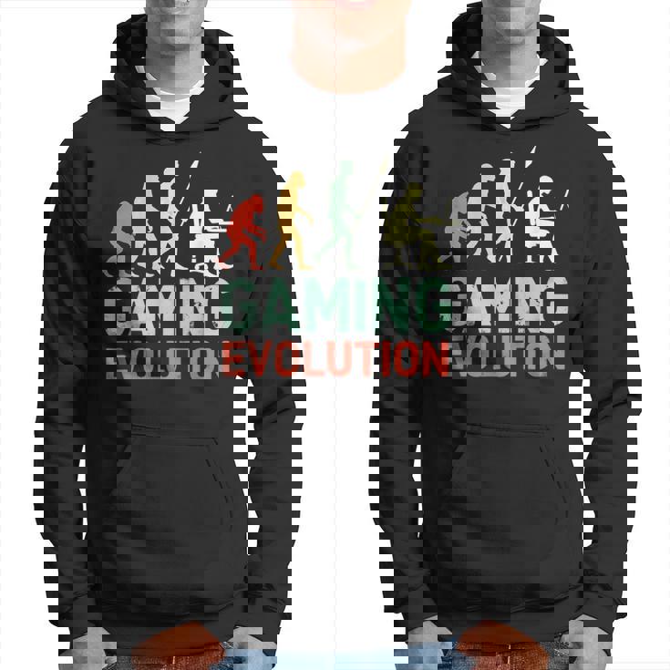 Gaming Evolution Humorideojuego Diciendo Divertido Gamers Sudadera
