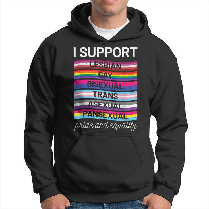 Gay Pride Lgbt Support Trans Pan Lesbian Bi Equality Kapuzenpullover