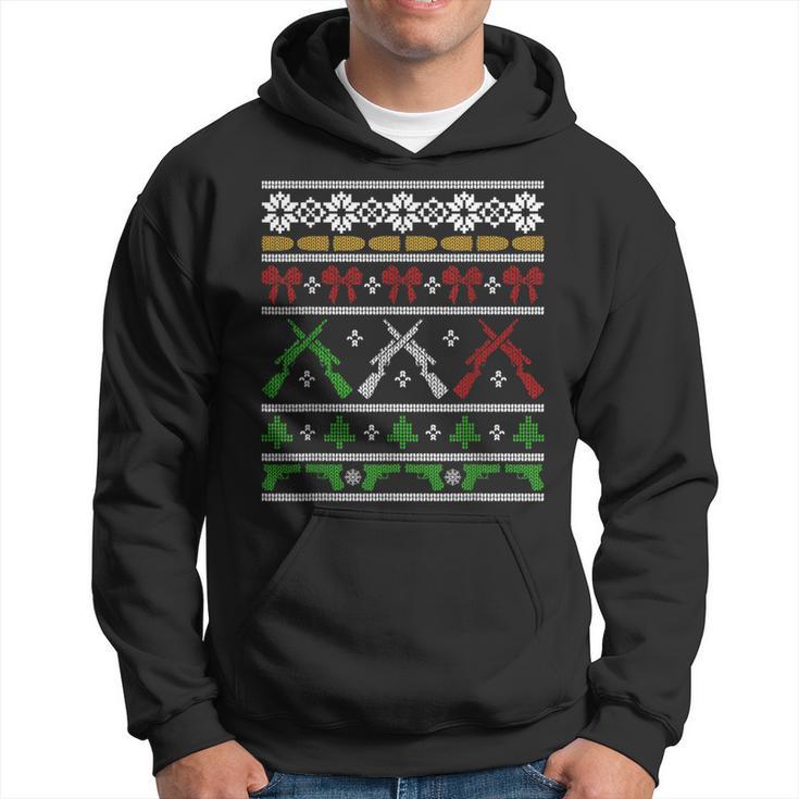 Guns For Christmas Ugly Sweater Gun Right Hunting Military Kapuzenpullover