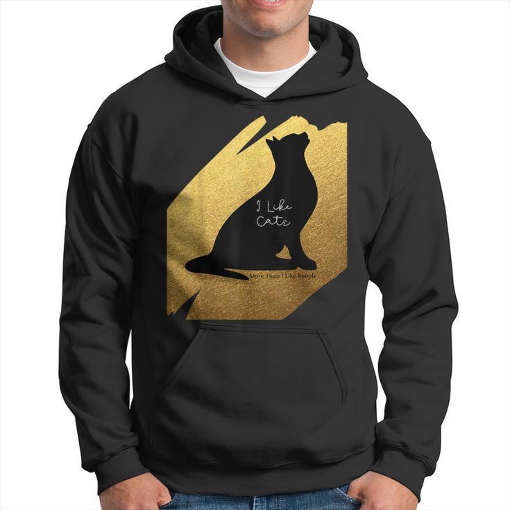 Me Gustan Más Los Gatos Que Las Personas Sudadera