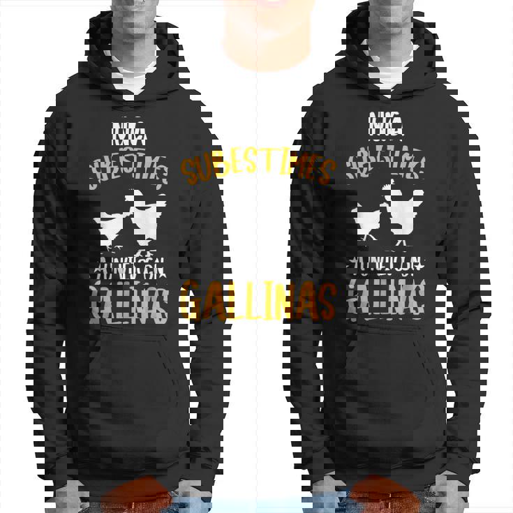 Hombre Agricultor Pollo Nunca Subestimes A Uniejo Con Gallinas Sudadera