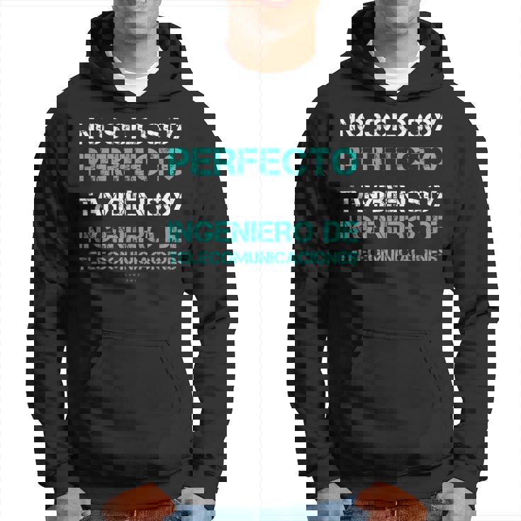 Hombre Ingeniero Telecomunicaciones Regalo Original Graduacion Sudadera
